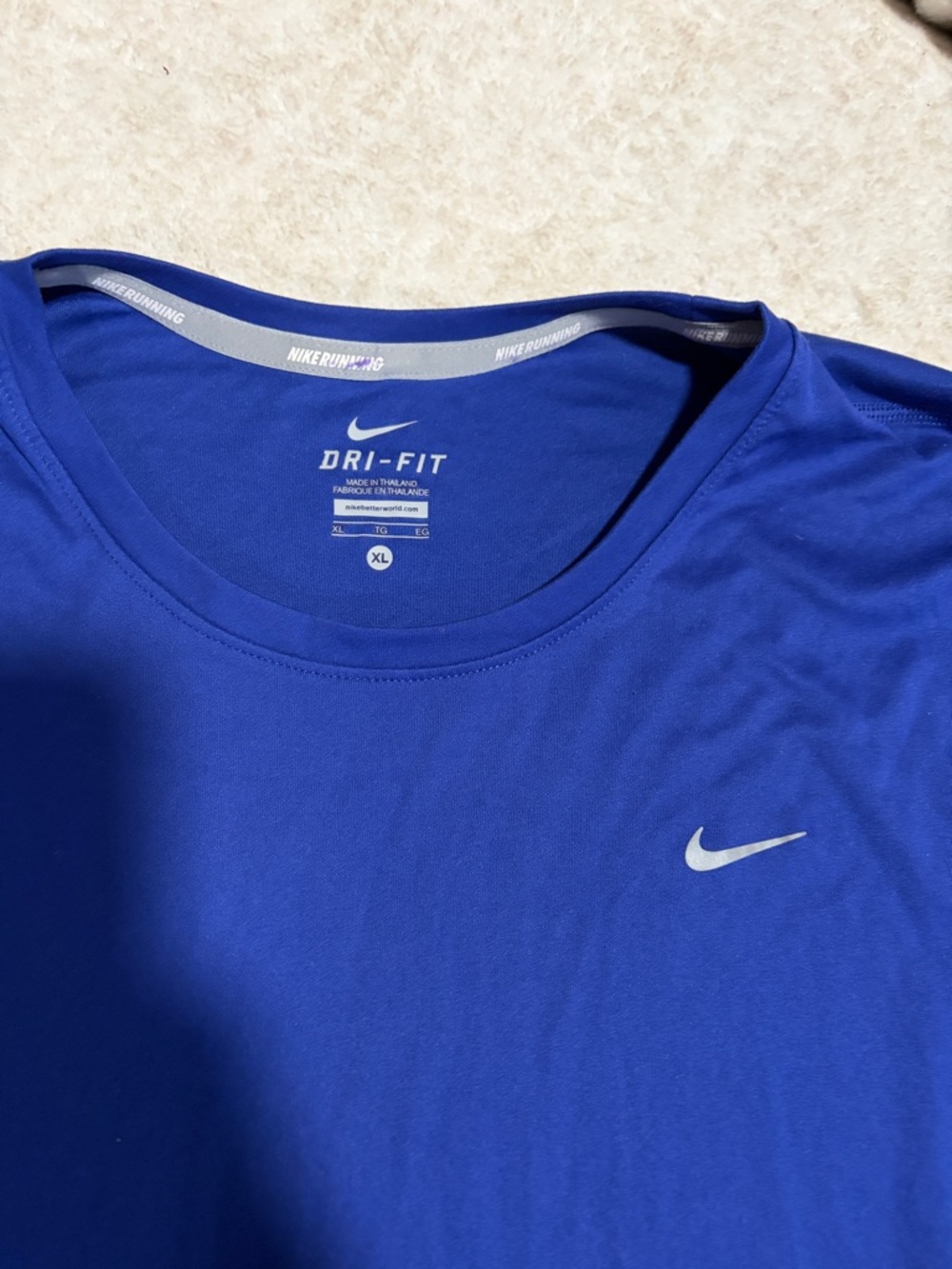 Nike Long Sleeve Dri-FIT Shirt - Blue - Picture 2 of 3